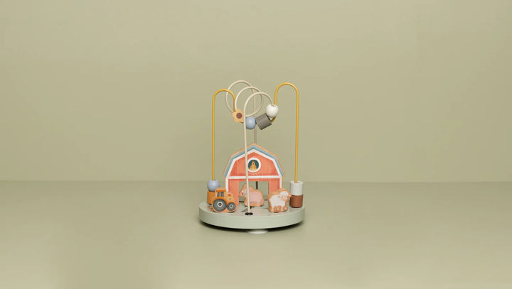 Little Dutch - Wooden Activity Spiral - Little Farm - Mabel & Fox