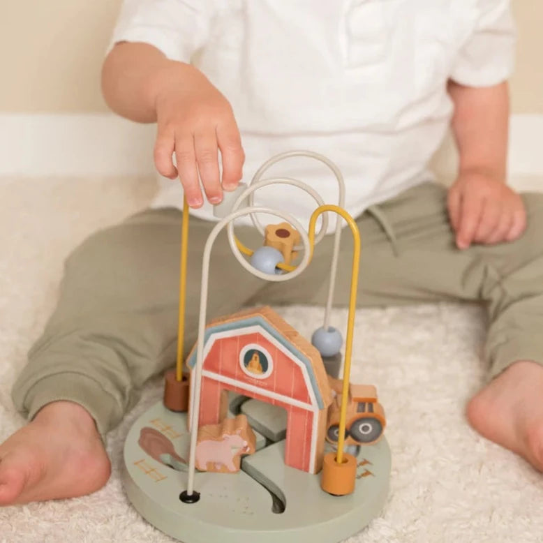 Little Dutch - Wooden Activity Spiral - Little Farm - Mabel & Fox