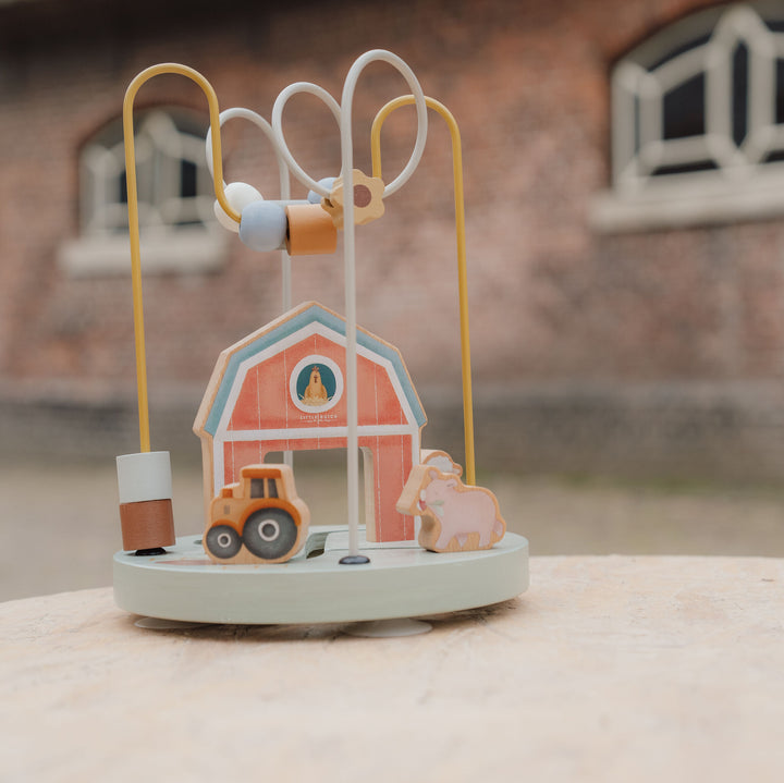 Little Dutch - Wooden Activity Spiral - Little Farm - Mabel & Fox