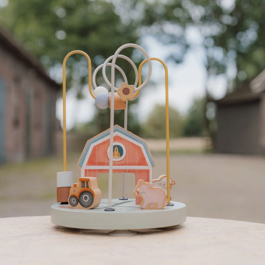 Little Dutch - Wooden Activity Spiral - Little Farm - Mabel & Fox