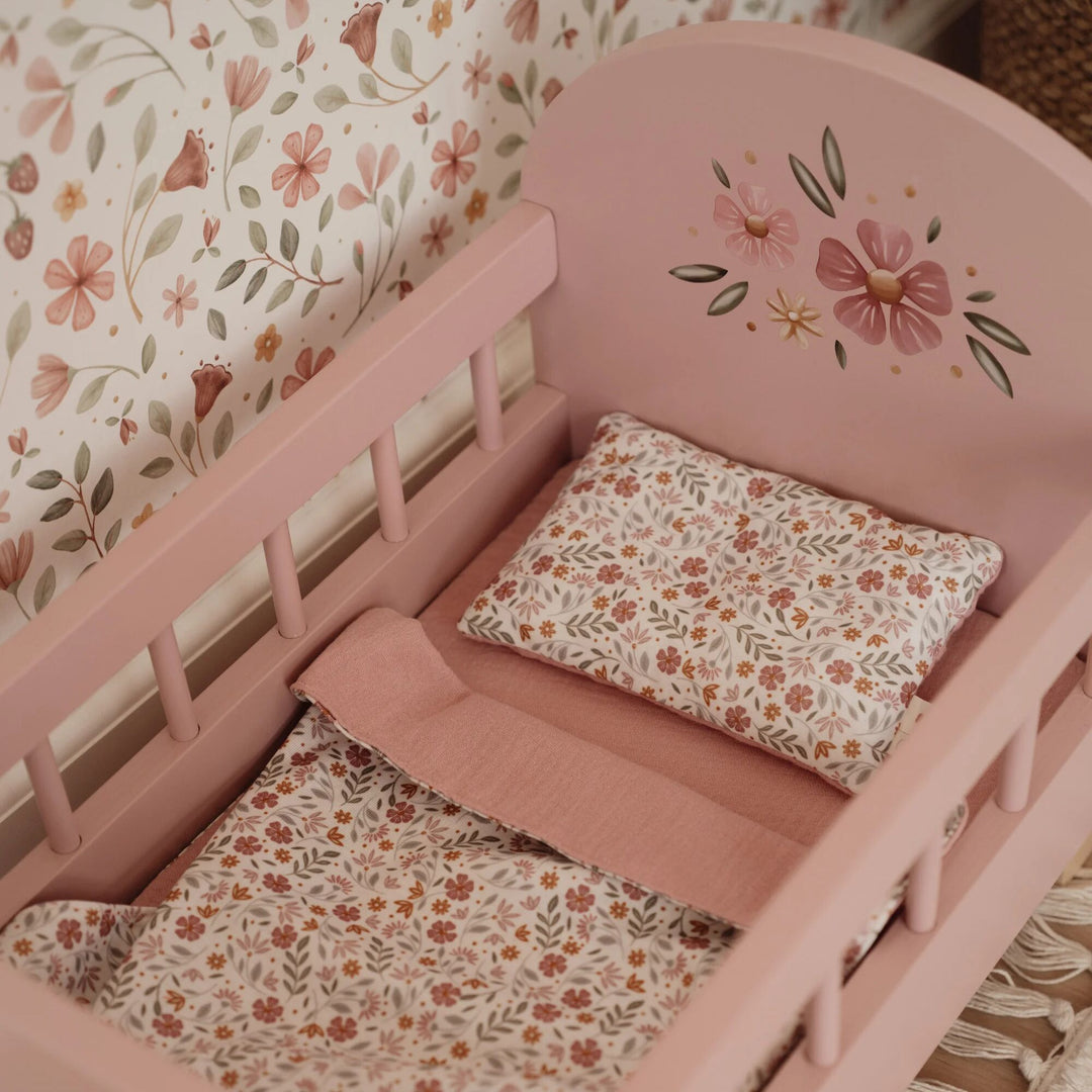 Little Dutch - Wooden Doll Bed - Mabel & Fox
