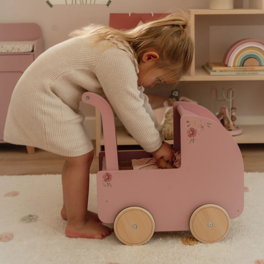 Little Dutch - Wooden Doll Pram - Mabel & Fox