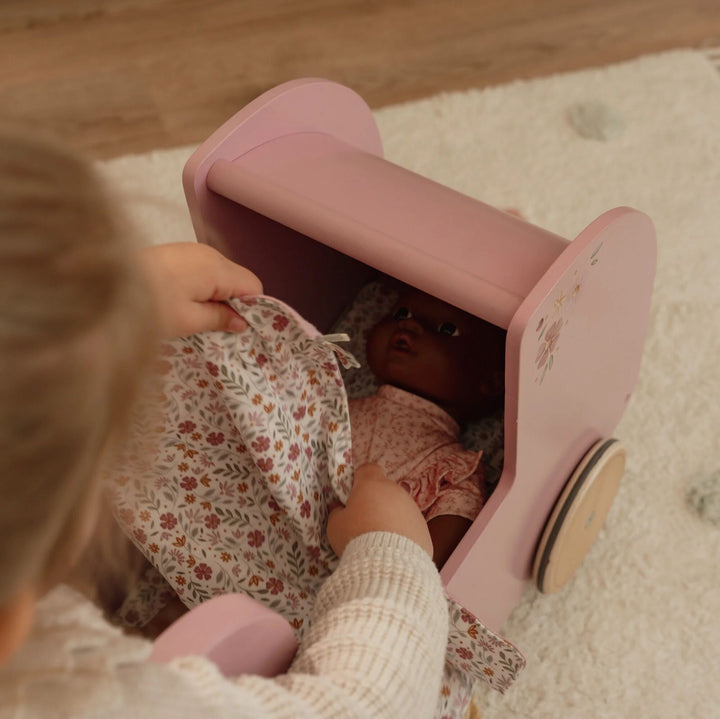 Little Dutch - Wooden Doll Pram - Mabel & Fox