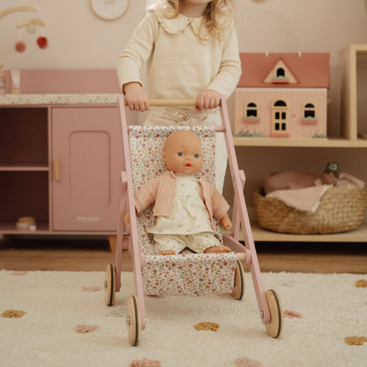 Little Dutch - Wooden Doll Stroller - Mabel & Fox