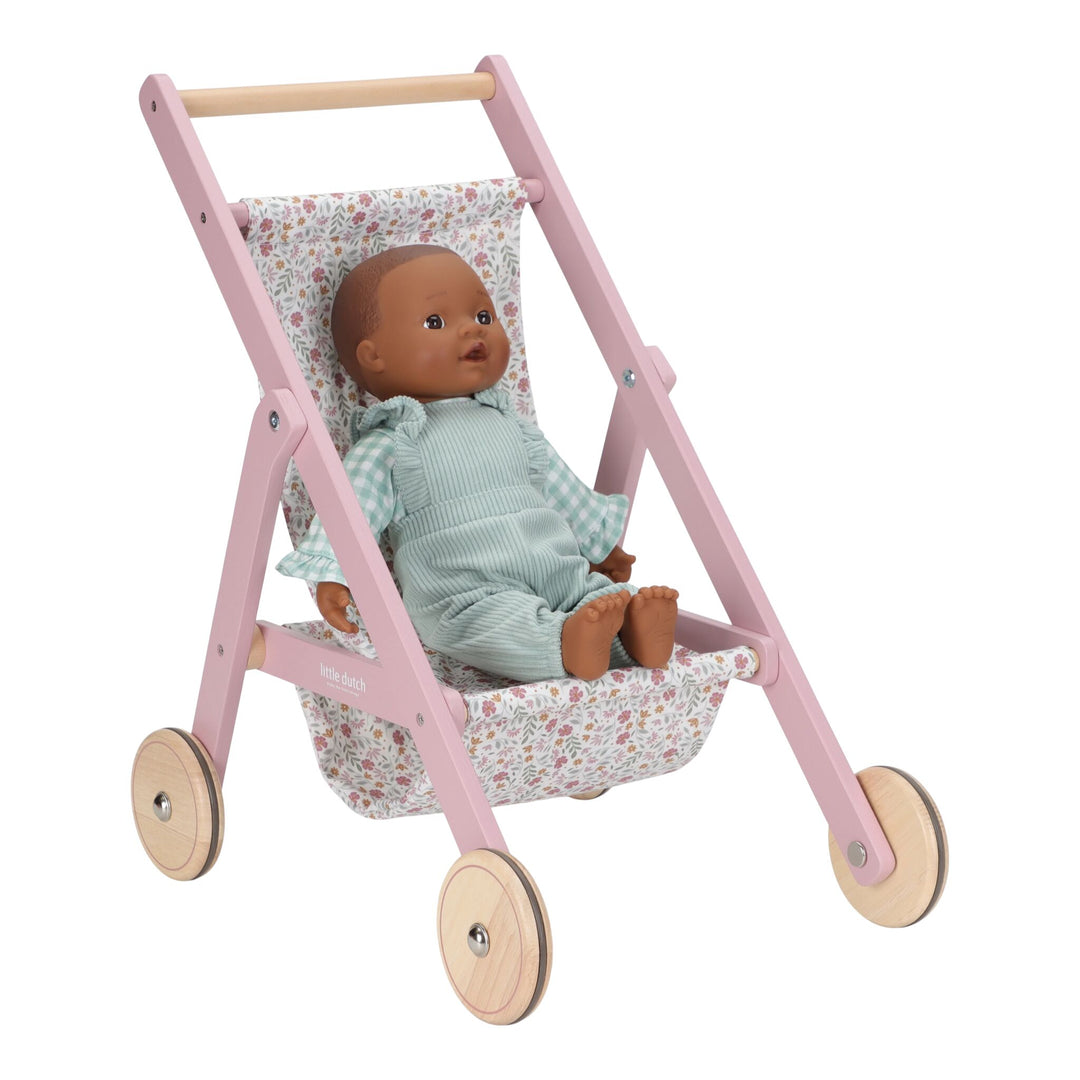 Little Dutch - Wooden Doll Stroller - Mabel & Fox