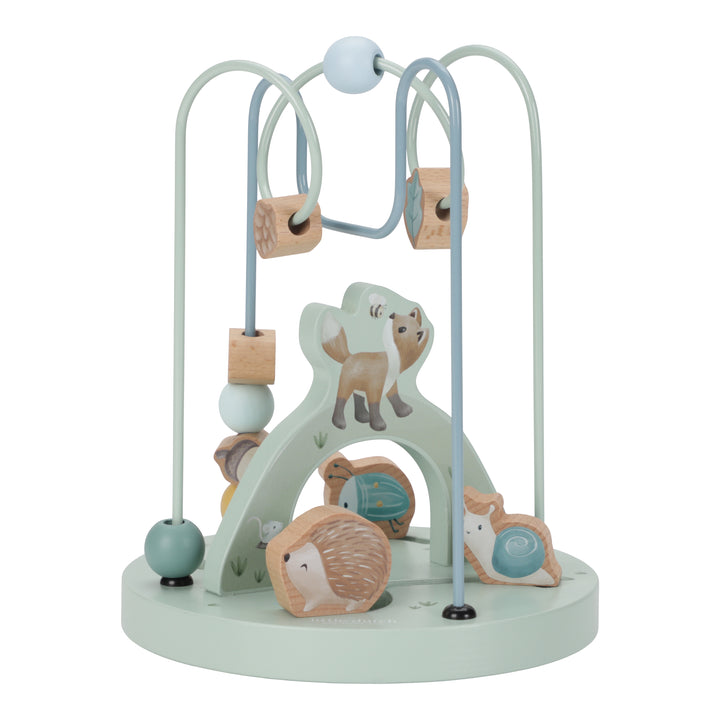 Little Dutch - Wooden Fox Activity Spiral - Forest Friends - Mabel & Fox