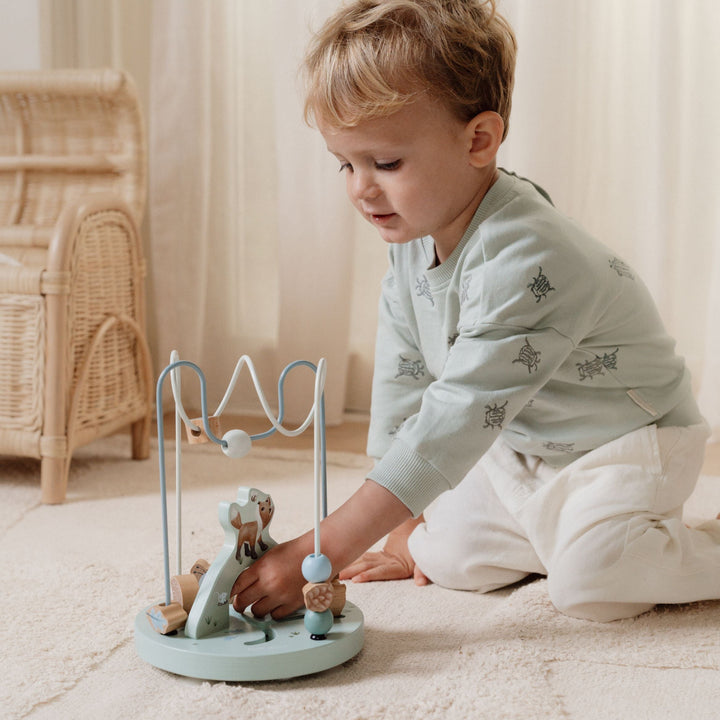 Little Dutch - Wooden Fox Activity Spiral - Forest Friends - Mabel & Fox