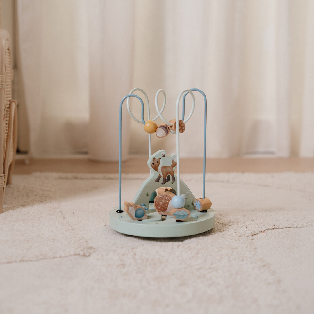 Little Dutch - Wooden Fox Activity Spiral - Forest Friends - Mabel & Fox