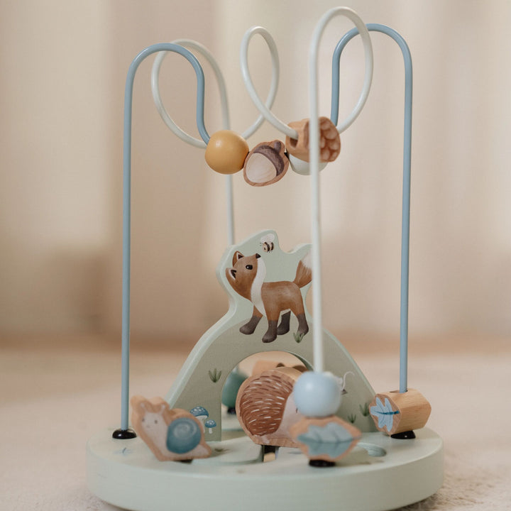 Little Dutch - Wooden Fox Activity Spiral - Forest Friends - Mabel & Fox