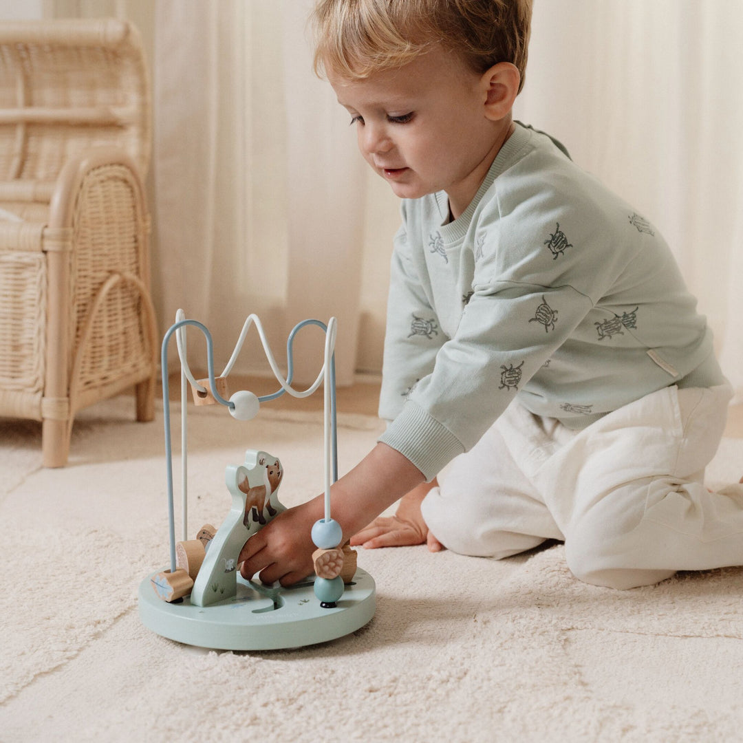 Little Dutch - Wooden Fox Activity Spiral - Forest Friends - Mabel & Fox