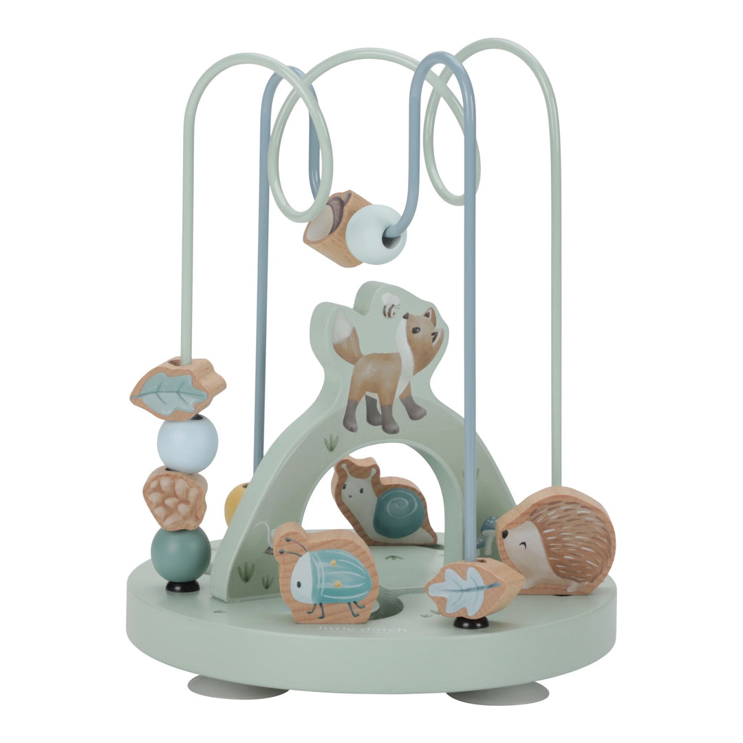 Little Dutch - Wooden Fox Activity Spiral - Forest Friends - Mabel & Fox