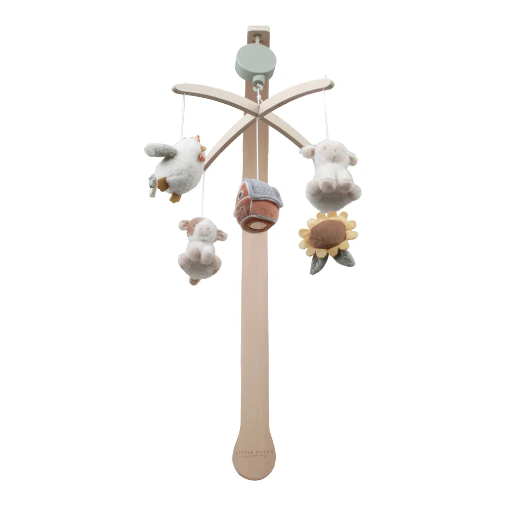 Little Dutch - Wooden Music Mobile - Little Farm - Mabel & Fox