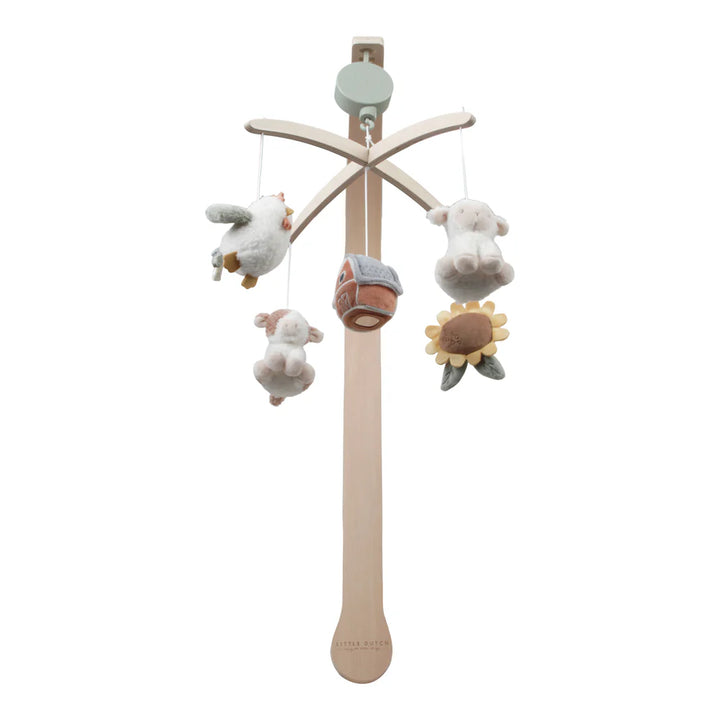 Little Dutch - Wooden Music Mobile - Little Farm - Mabel & Fox