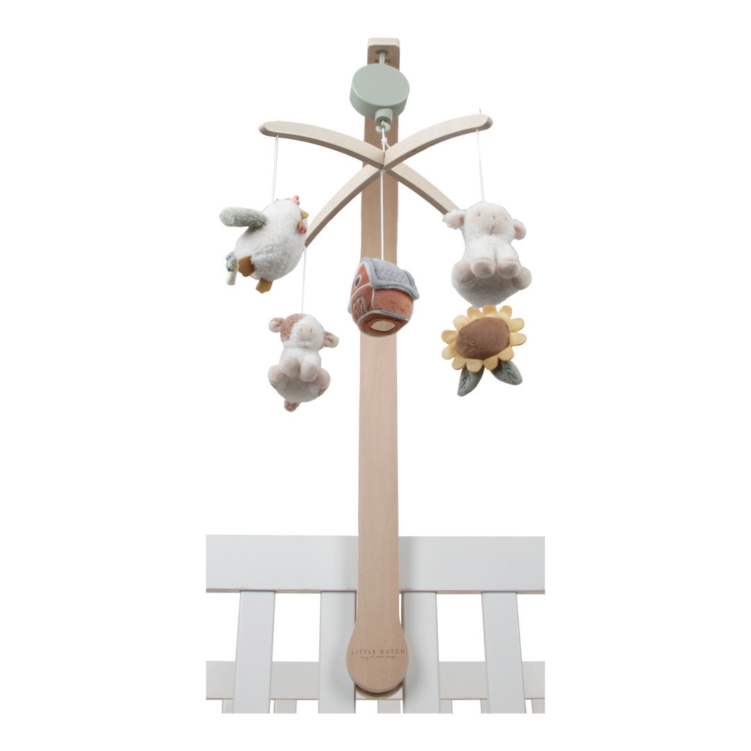 Little Dutch - Wooden Music Mobile - Little Farm - Mabel & Fox
