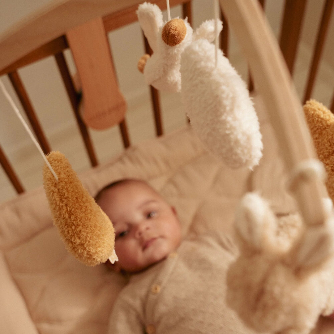 Little Dutch - Wooden Music Mobile - Newborn Naturals - Mabel & Fox