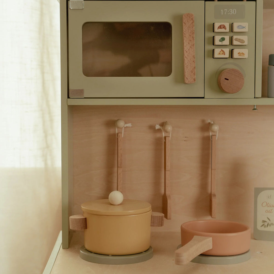 Little Dutch - Wooden Play Kitchen - Mint - Mabel & Fox