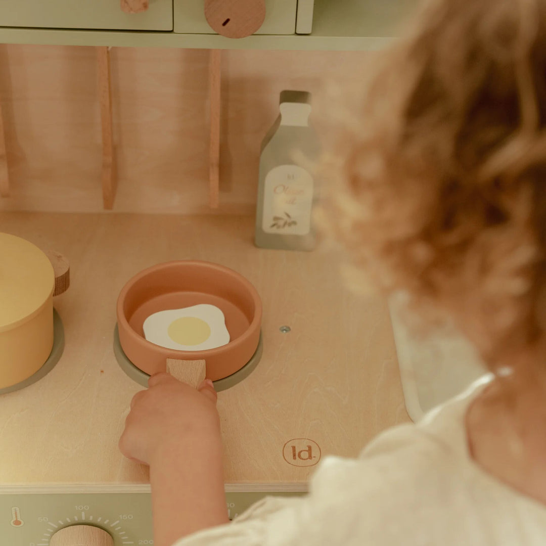 Little Dutch - Wooden Play Kitchen - Mint - Mabel & Fox