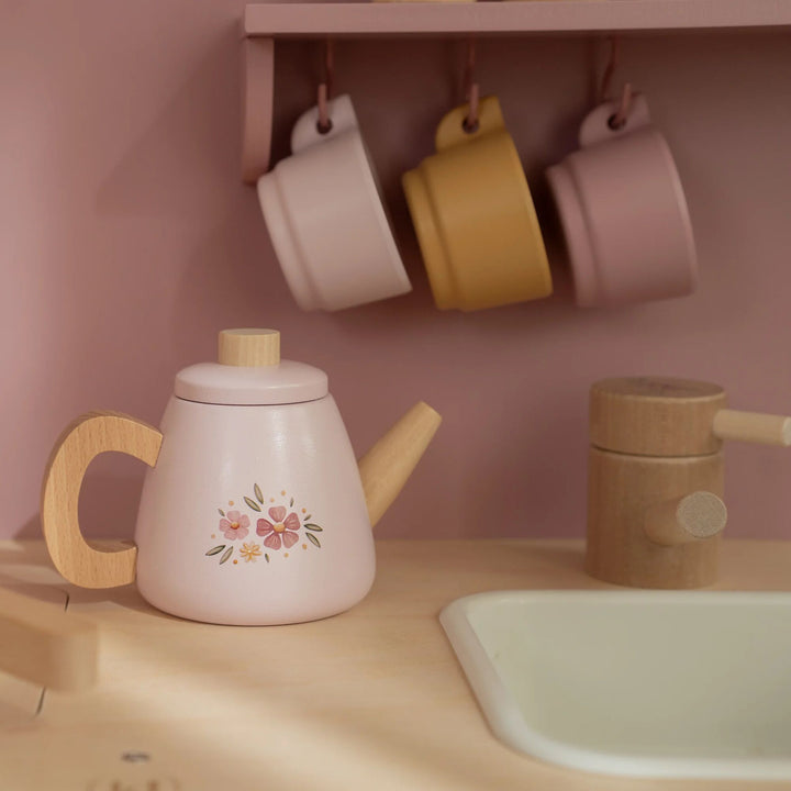 Little Dutch - Wooden Play Kitchen - Pink - Mabel & Fox