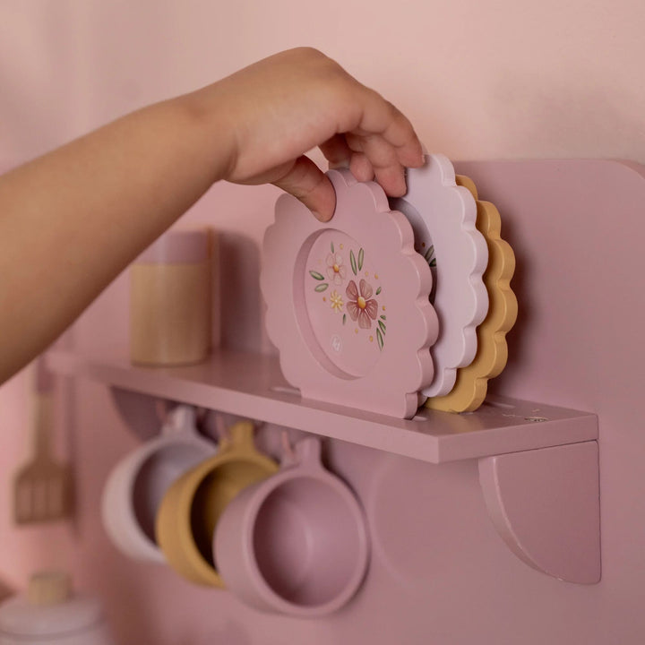 Little Dutch - Wooden Play Kitchen - Pink - Mabel & Fox