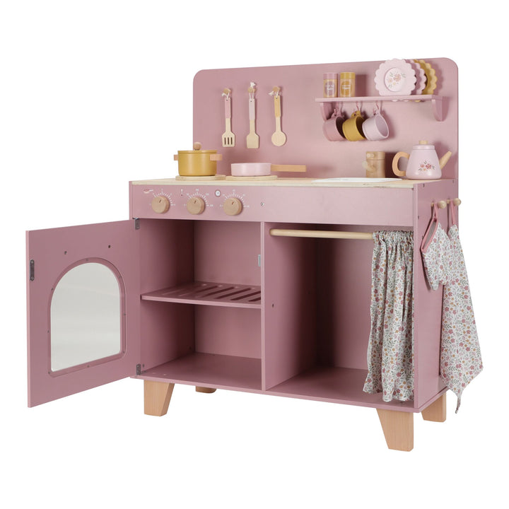 Little Dutch - Wooden Play Kitchen - Pink - Mabel & Fox