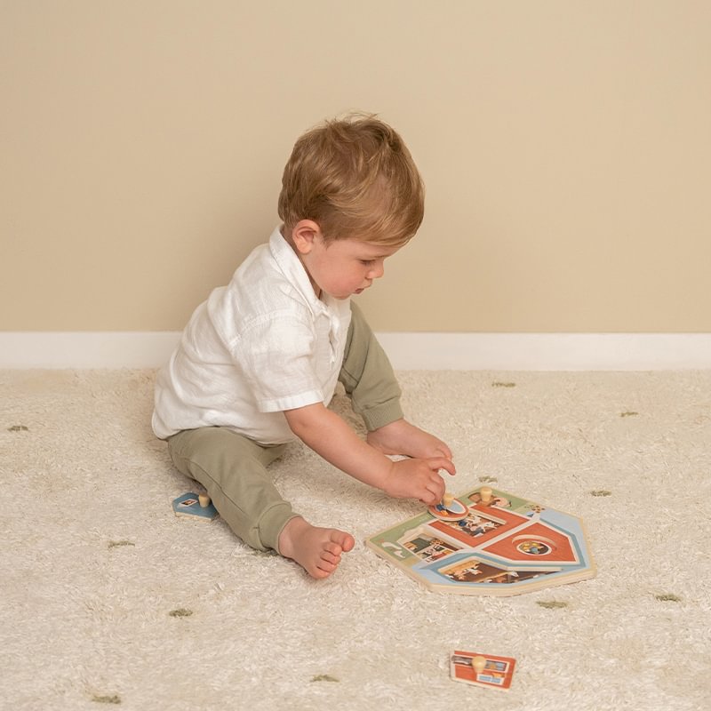 Little Dutch - Wooden Puzzle - Little Farm - Mabel & Fox