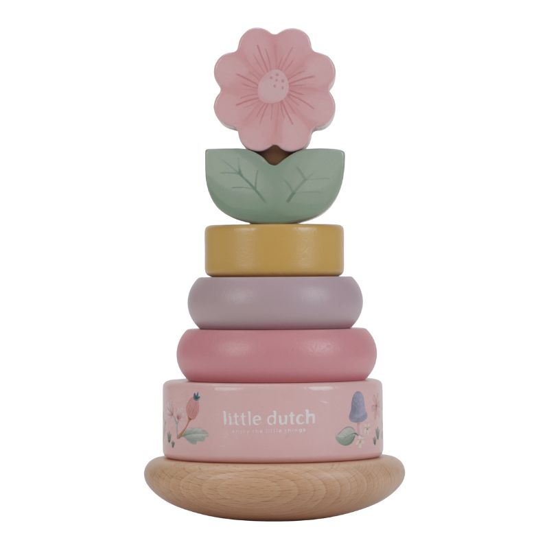 Little Dutch - Wooden Rocking Ring Stacker - Fairy Garden - Mabel & Fox