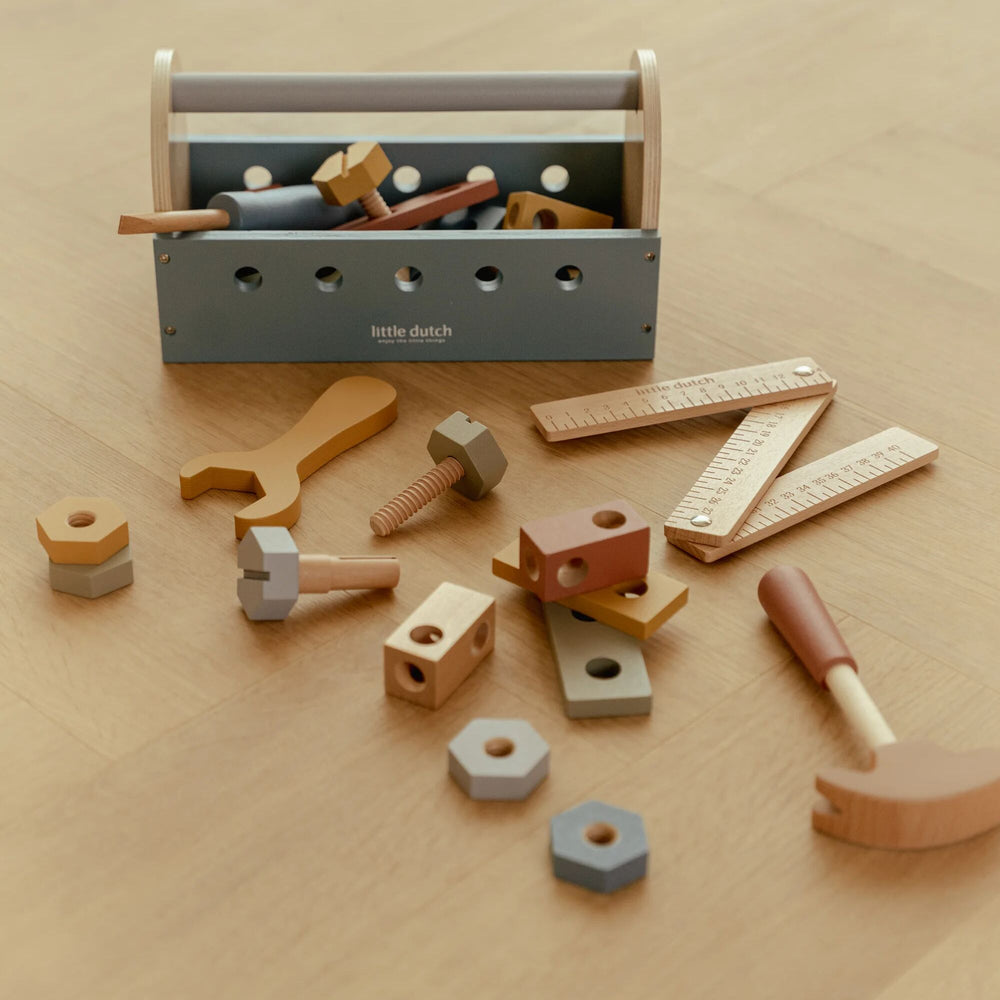 Little Dutch - Wooden Tool Box - Mabel & Fox