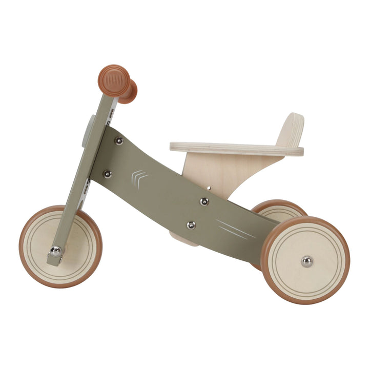 Little Dutch - Wooden Tricycle - Olive - Mabel & Fox