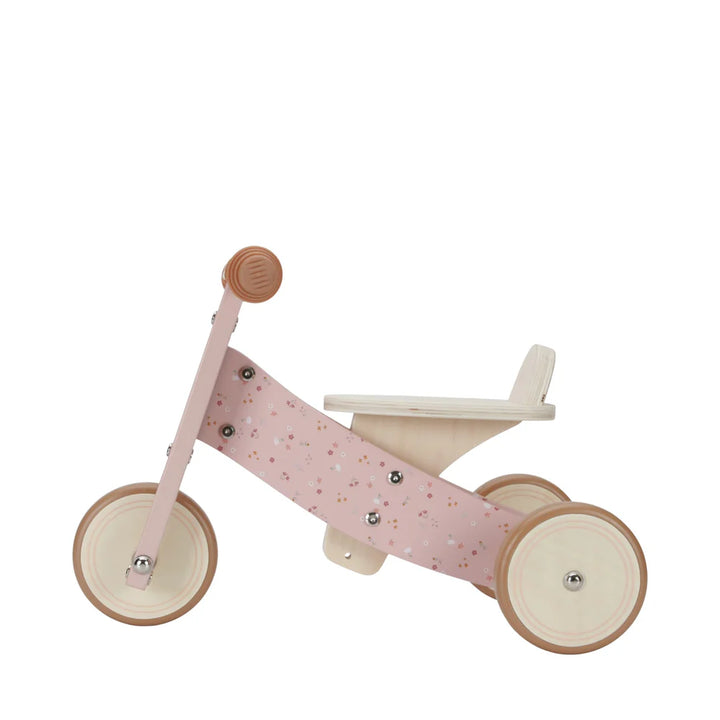Little Dutch - Wooden Tricycle - Pink - Mabel & Fox