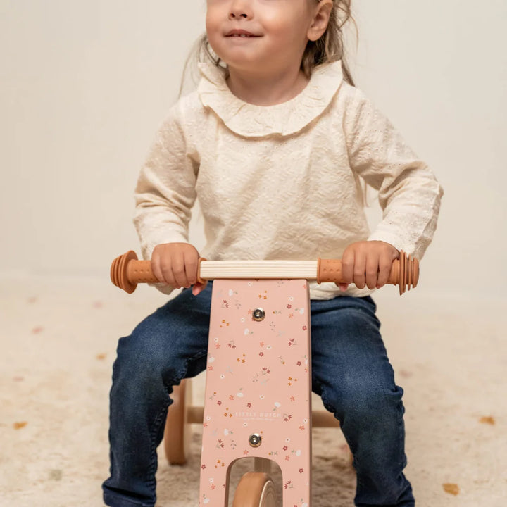 Little Dutch - Wooden Tricycle - Pink - Mabel & Fox