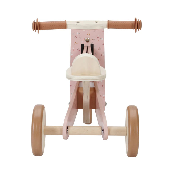 Little Dutch - Wooden Tricycle - Pink - Mabel & Fox