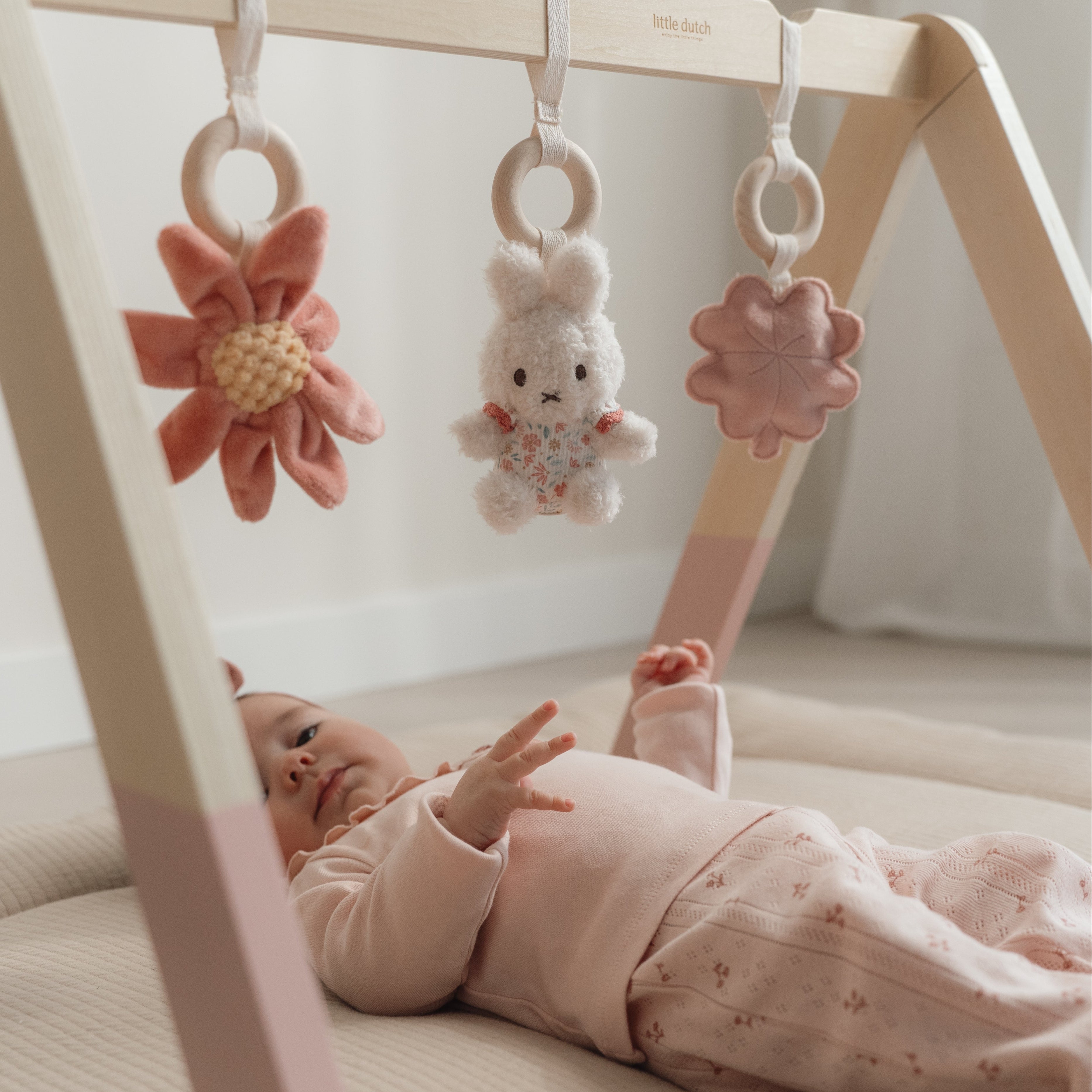 baby_miyuka miffy music mobile - Pink - Lucky Blossom | Little Dutch