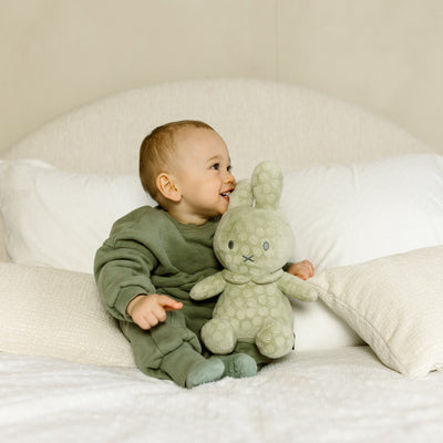 Little Dutch x Miffy - Cuddle Toy - Green Flower 30cm - Mabel & Fox