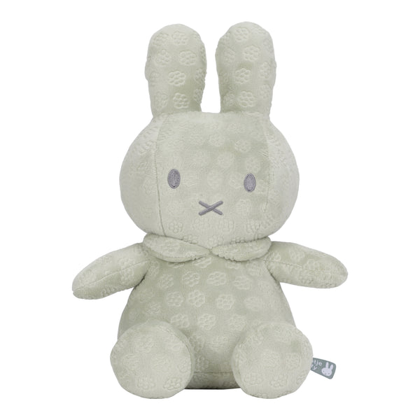 Little Dutch x Miffy - Cuddle Toy - Green Flower 30cm - Mabel & Fox