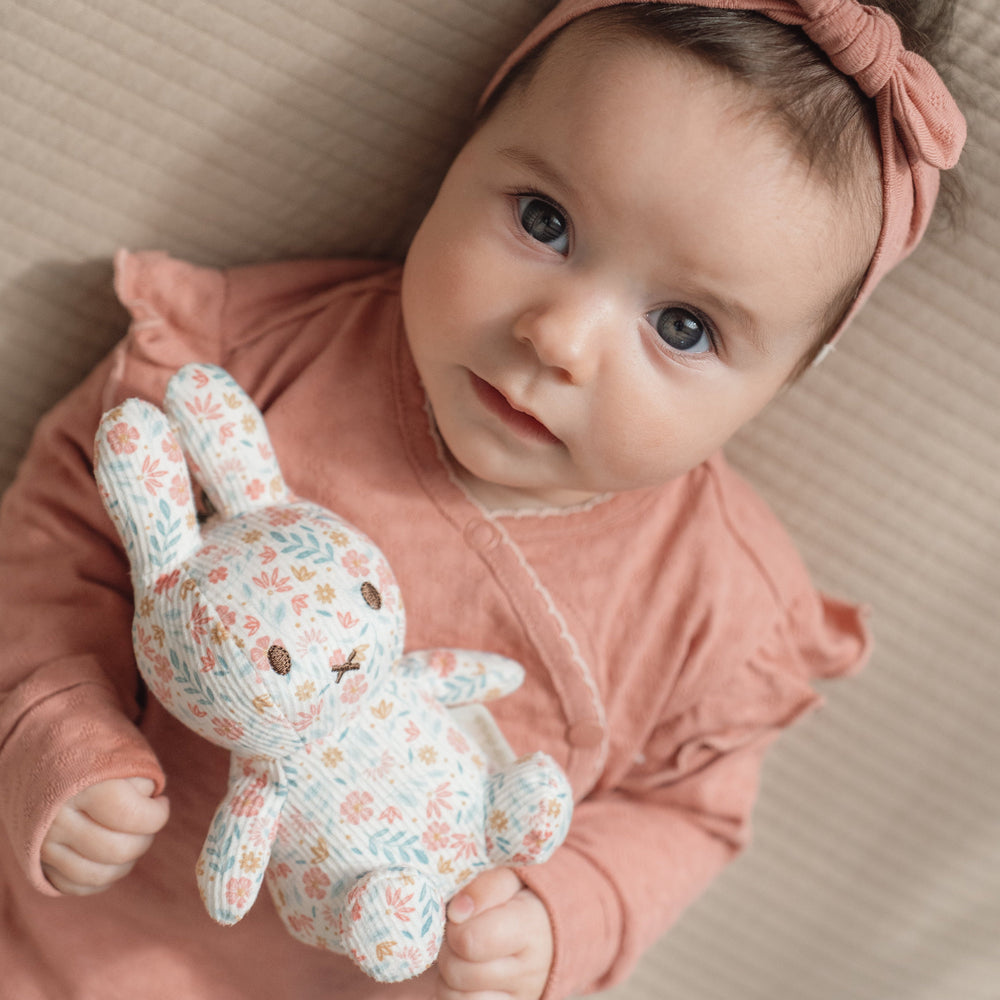 Little Dutch x Miffy - Cuddly Toy - All-Over Lucky Blossom 15cm - Mabel & Fox