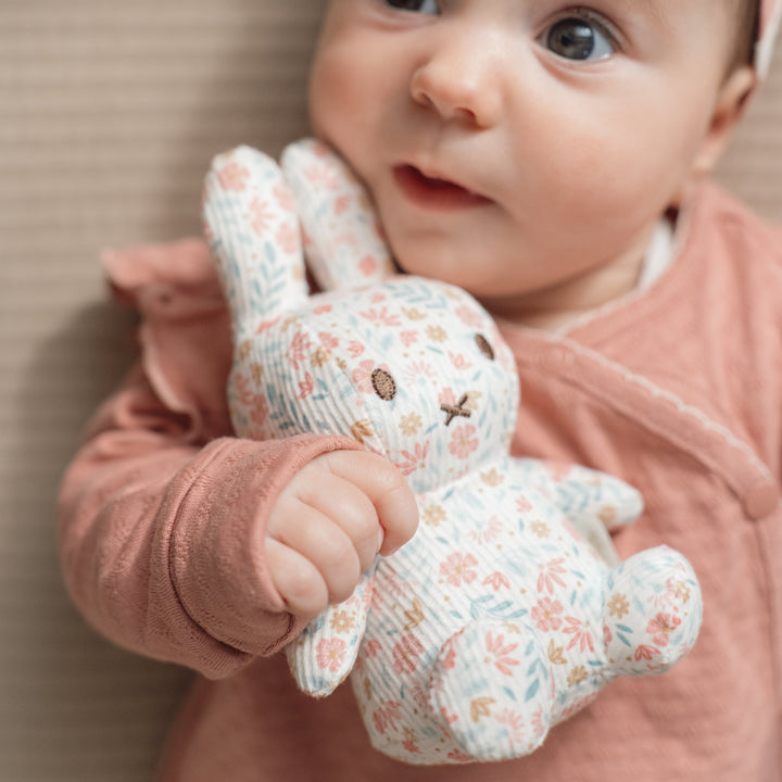 Little Dutch x Miffy - Cuddly Toy - All-Over Lucky Blossom 15cm - Mabel & Fox
