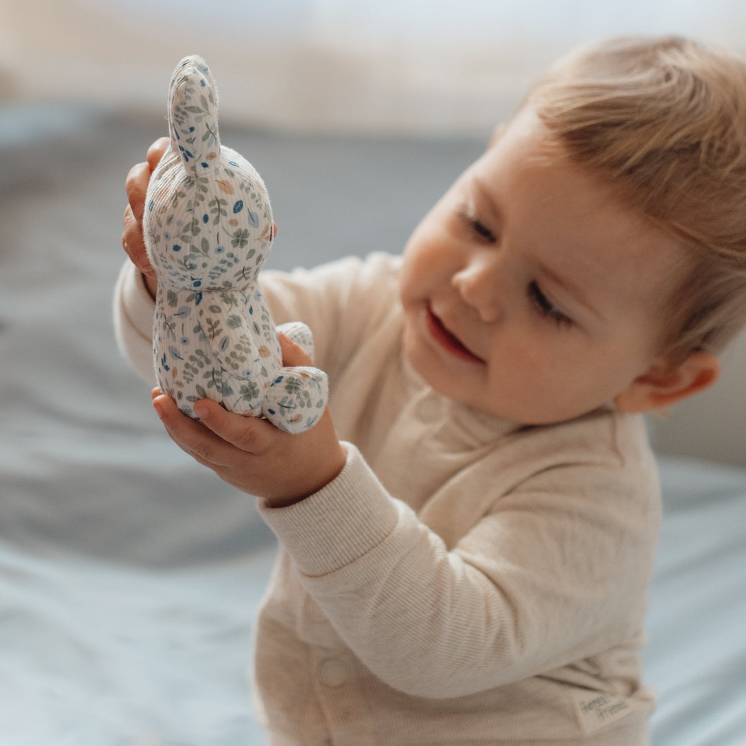 Little Dutch x Miffy - Cuddly Toy - All-Over Lucky Leaves 15cm - Mabel & Fox