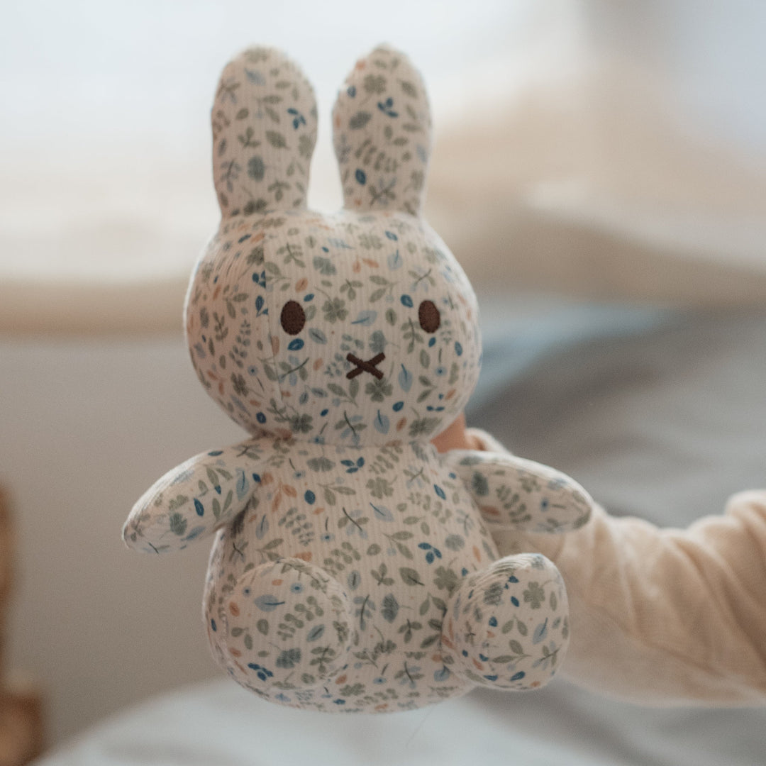 Little Dutch x Miffy - Cuddly Toy - All-Over Lucky Leaves 20cm - Mabel & Fox