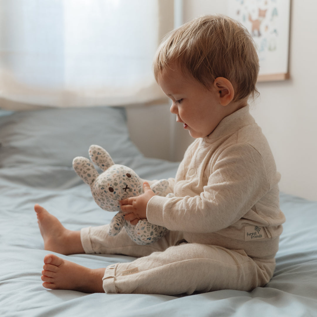 Little Dutch x Miffy - Cuddly Toy - All-Over Lucky Leaves 20cm - Mabel & Fox