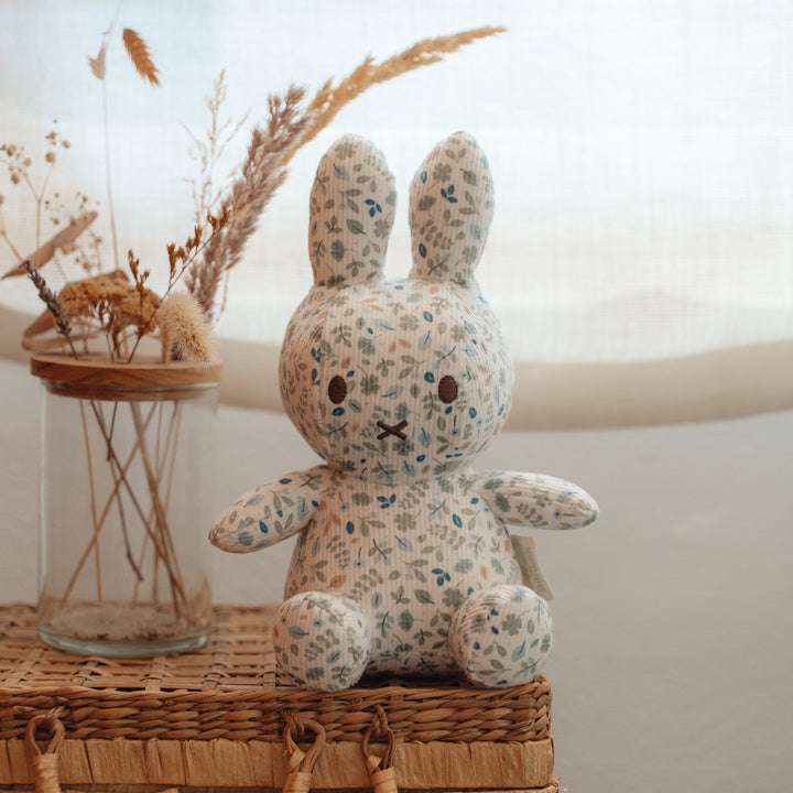 Little Dutch x Miffy - Cuddly Toy - All-Over Lucky Leaves 20cm - Mabel & Fox
