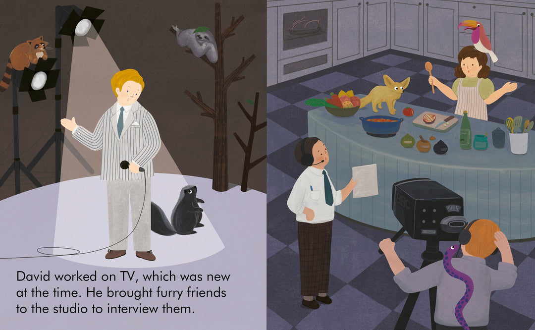 Little People, BIG DREAMS Books - My First David Attenborough - Mabel & Fox