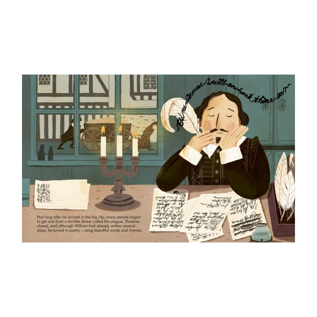 Little People, BIG DREAMS Books - William Shakespeare - Mabel & Fox