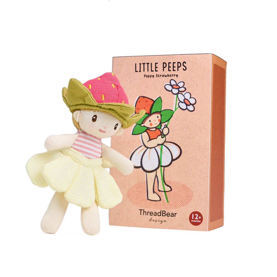 ThreadBare Design - Little Peeps Poppy Strawberry