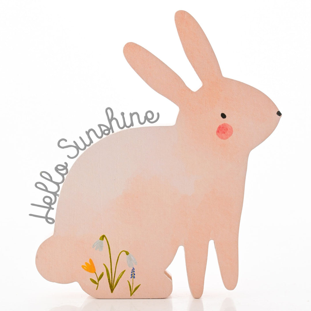 Mabel & Fox - Rabbit Plaque - Hello Sunshine - Mabel & Fox