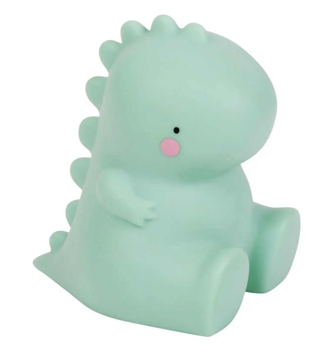 A Little Lovely Company Little Light T Rex Green