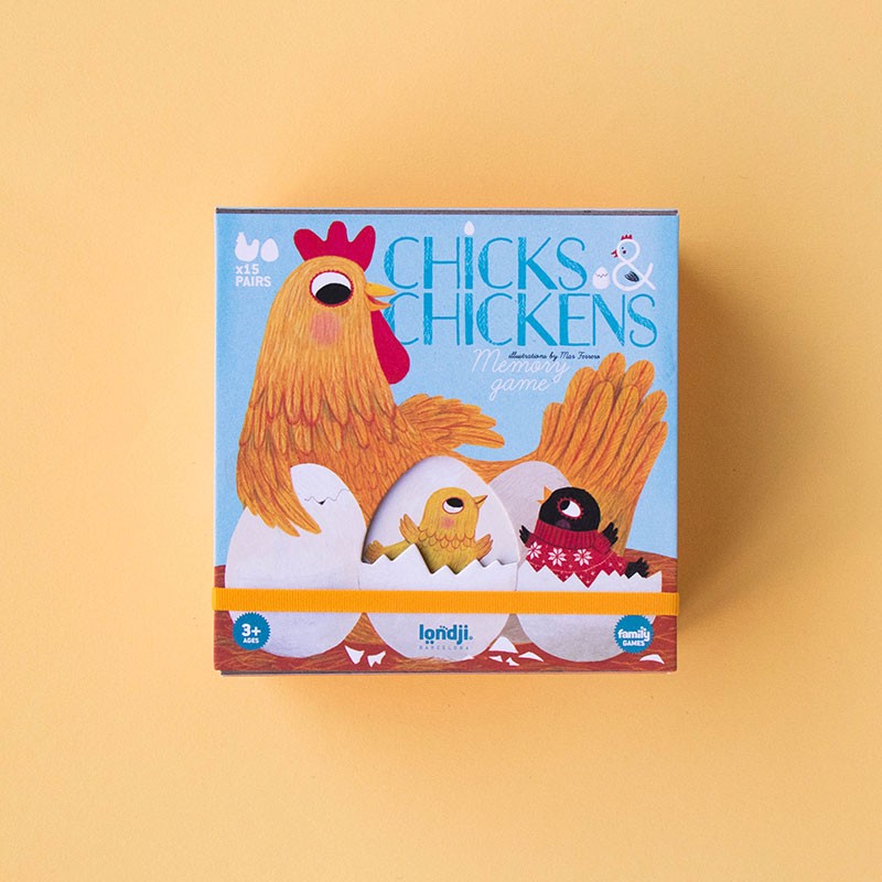Londji – Chicks and Chickens - Memory Game - Mabel & Fox