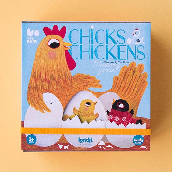 Londji – Chicks and Chickens - Memory Game - Mabel & Fox