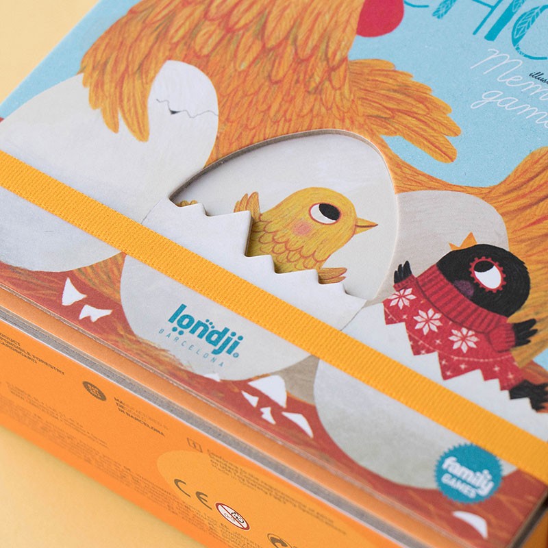 Londji – Chicks and Chickens - Memory Game - Mabel & Fox