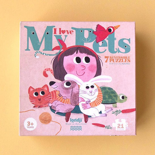 Londji – I Love My Pets Puzzle - Mabel & Fox