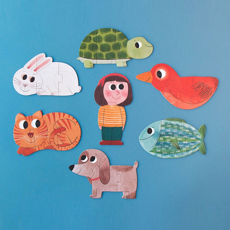 Londji – I Love My Pets Puzzle - Mabel & Fox